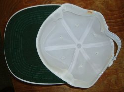 画像5: 白　野球帽　日本製（うしろアジャスター）